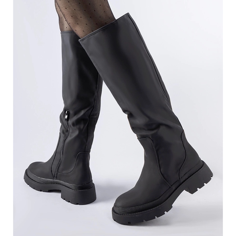 Bottes Edwards classiques noires mates 1