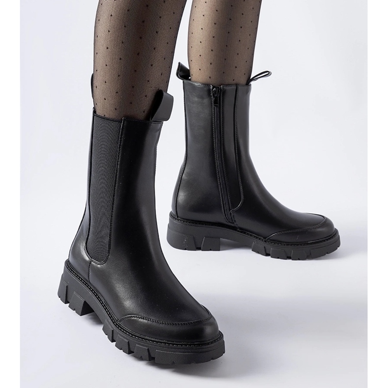 Bottes Morbello isolées massives noires 1