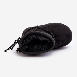 Bottes de neige isolées à franges pour enfants, noir Mikyla le noir 1