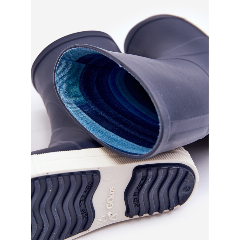 Lemigo Bottines en caoutchouc enfant Wave Gokids 979 Bleu marine 2