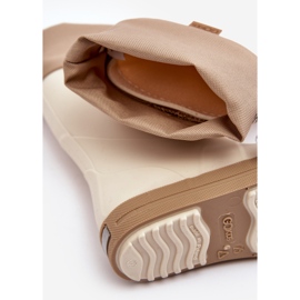 Lemigo Wave Gokids 983 Bottes en Caoutchouc pour Enfants avec Col Beige 1