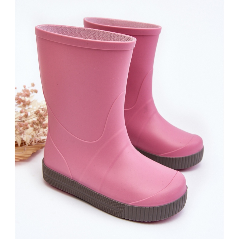 Lemigo Bottines en caoutchouc enfant Wave Gokids 979 Rose 2