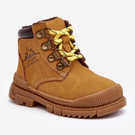 Bottes isolées Camel Walter pour enfants brun 3
