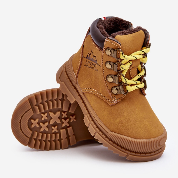 Bottes isolées Camel Walter pour enfants brun 1