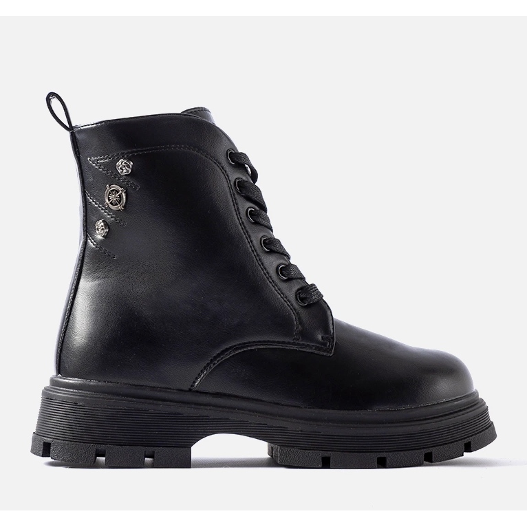 Bottes fille isolées graphite par Basara le noir 1