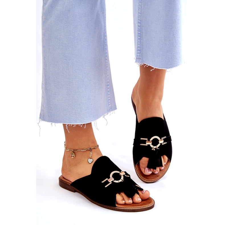 Lewski Shoes Chaussons Femme Daim Leski Shoes 3226 Noir le noir 2 Lewski Shoes Chaussons Femme Daim Leski Shoes 3226 Noir le noir 2