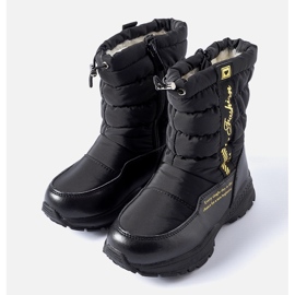 Bottes de neige hautes isolées noires Taziano 1
