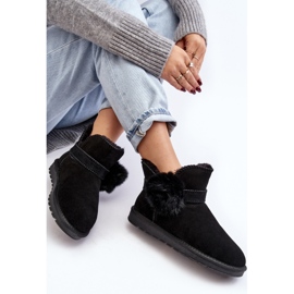 Bottes de neige en daim avec découpes pour femmes, noir Eraclio le noir 9