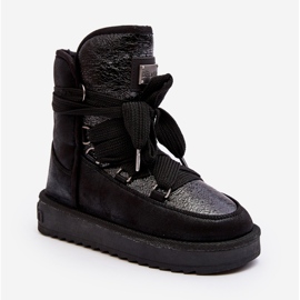 Bottes de neige avec fixations pour femmes D.Franklin DFSH370006 Noir le noir 4