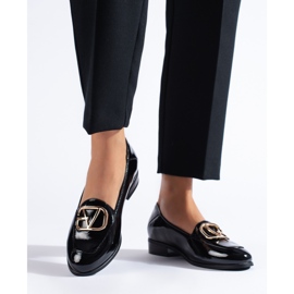 W. Potocki Chaussures femme en cuir verni noir Potocki 2