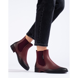 Bottines chelsea T.Sokolski bordeaux femme rouge 1 Bottines chelsea T.Sokolski bordeaux femme rouge 1