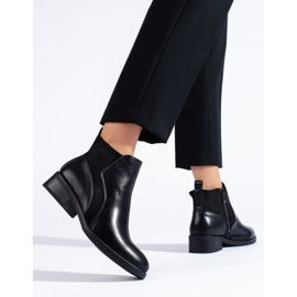 SHELOVET Bottines courtes femme noires 1
