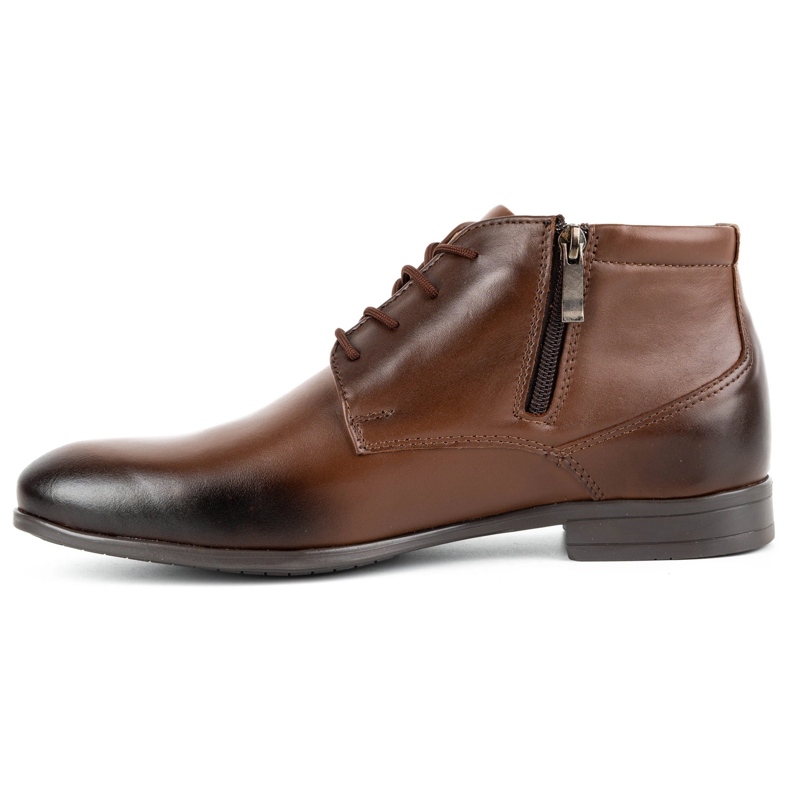 Olivier Chaussures habillées en cuir homme isolées 802MA marron brun 1
