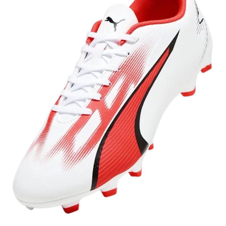 Chaussures de football Puma Ultra Play FG/AG 107423 01 blanc blanche 3