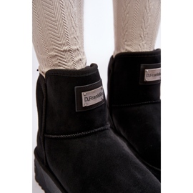 Des bottes de neige des femmes végétaliennes sur la plate-forme noire D.Franklin le noir 3