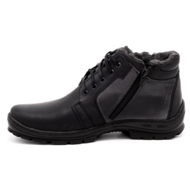 Polbut Bottes d'hiver pour hommes noires K9s le noir 1