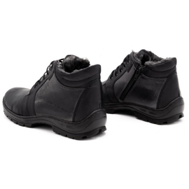 Polbut Bottes d'hiver pour hommes noires K9s 3