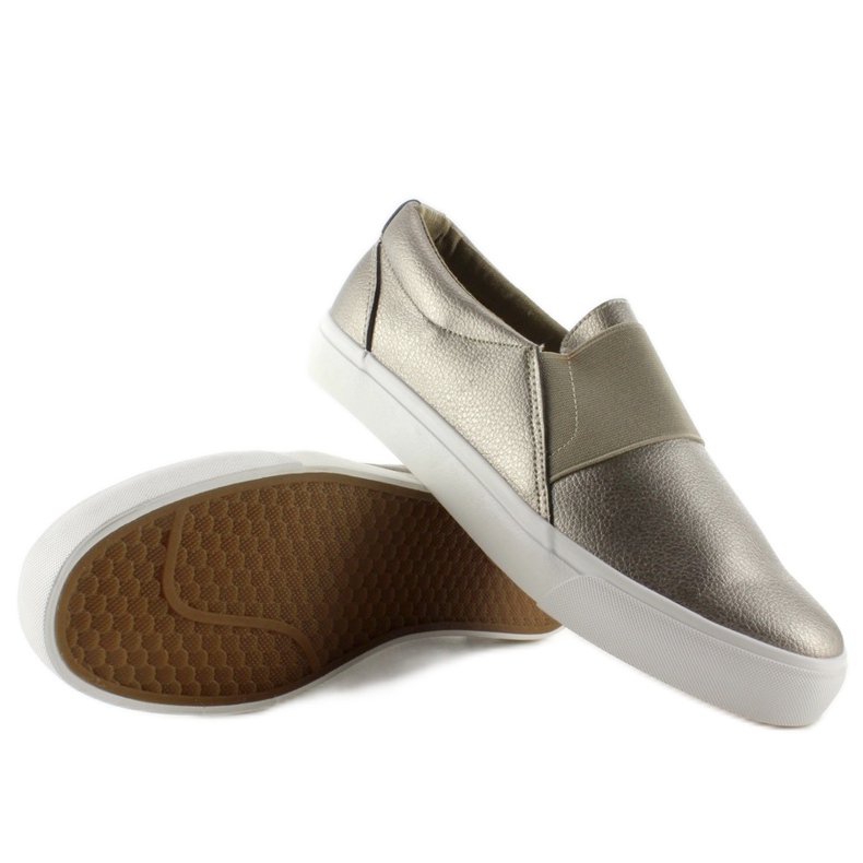 Baskets à enfiler avec caoutchouc NB72P Gun Color jaune 2