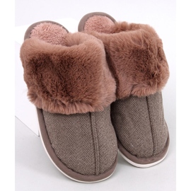 Chaussons homme à chevrons Gregory Mocca beige 1 Chaussons homme à chevrons Gregory Mocca beige 1