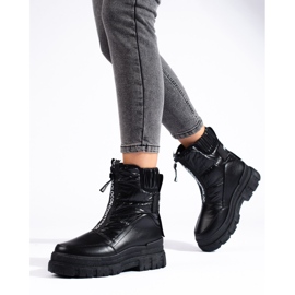 Bottes de neige pour femmes sur la plate-forme noire Vinceza 1