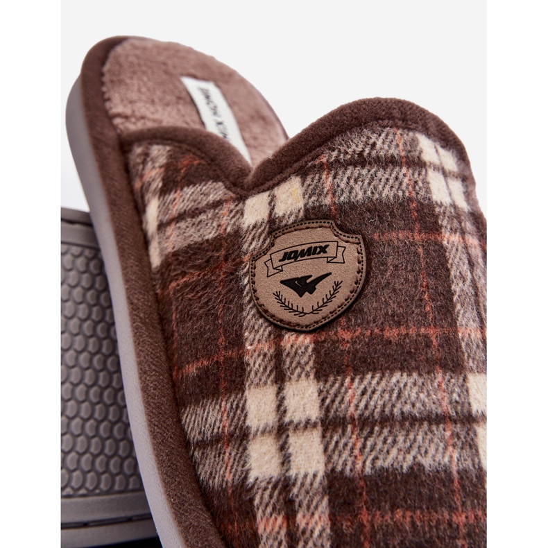 Pantoufles marron pour hommes Kallile brun 2 Pantoufles marron pour hommes Kallile brun 2