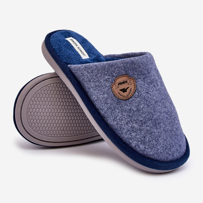 Chaussons Makis classiques bleus pour hommes 1