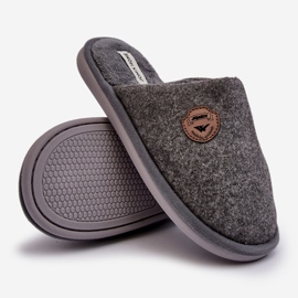 Chaussons Makis classiques gris pour hommes 1 Chaussons Makis classiques gris pour hommes 1