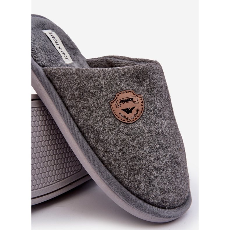 Chaussons Makis classiques gris pour hommes 2 Chaussons Makis classiques gris pour hommes 2