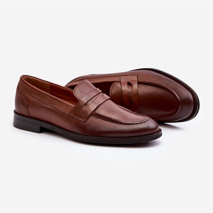Mocassins En Cuir Homme Zazoo 1570/1 Marron brun 2 Mocassins En Cuir Homme Zazoo 1570/1 Marron brun 2
