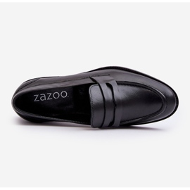 Mocassins En Cuir Homme Zazoo 1570/1 Noir 2