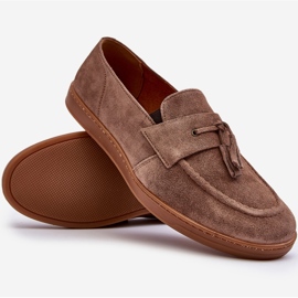Mocassins En Daim Homme Zazoo 1566 Marron brun 7