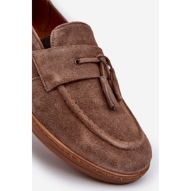 Mocassins En Daim Homme Zazoo 1566 Marron brun 5