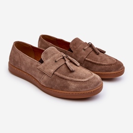 Mocassins En Daim Homme Zazoo 1566 Marron brun 6