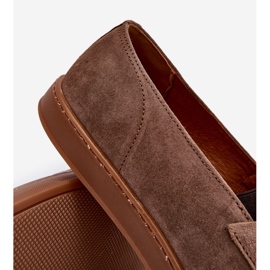 Mocassins En Daim Homme Zazoo 1566 Marron brun 3