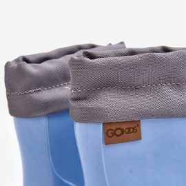Lemigo Bottes en caoutchouc pour enfants Kimmy Blue GoKids 951 bleu 2