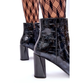 Bottines vernies S.Barski MR870-58 Bleu marine 3 Bottines vernies S.Barski MR870-58 Bleu marine 3