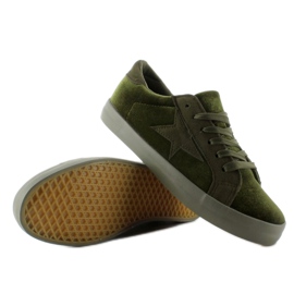 Baskets en velours BL70P Vert Foncé 5