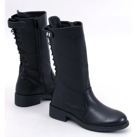 Jacks Bottes militaires noires le noir 1 Jacks Bottes militaires noires le noir 1