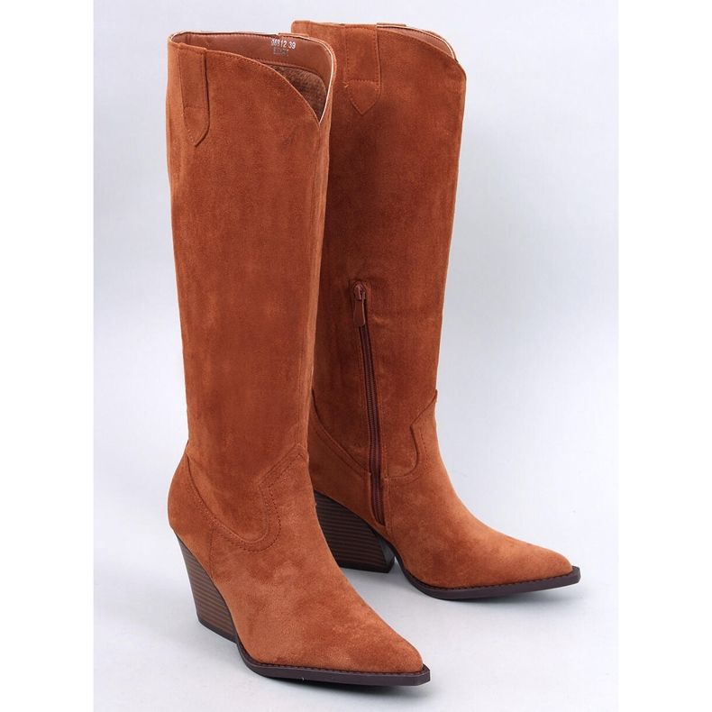 Santiags Russe Camel brun 1