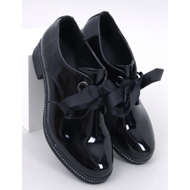Mocassins vernis noirs Davia le noir 1