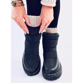 Javier Bottes de neige en nylon noir le noir 2
