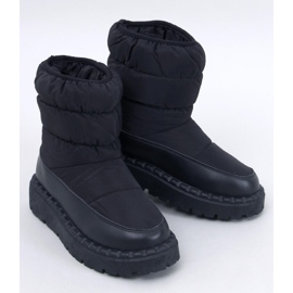 Javier Bottes de neige en nylon noir le noir 1
