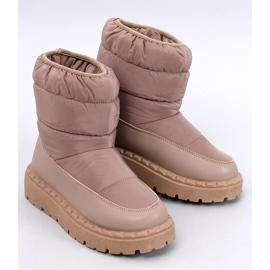 Bottes de neige en nylon Javier Kaki brun 1
