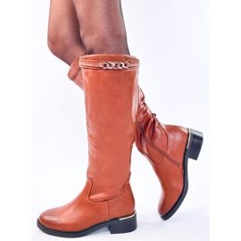Bottes classiques pour femmes Forte Camel brun 2