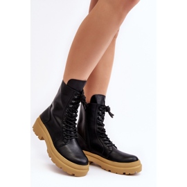 Bottes de travail pour femmes, éco-cuir, noir Irande 1