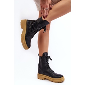 Bottes de travail pour femmes, éco-cuir, noir Irande 2