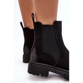 Bottines Chelsea isolées avec fermeture éclair pour femme, noir Vesta 2