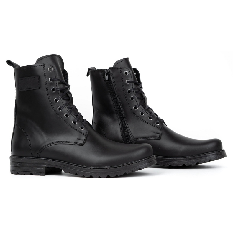 Polbut Bottines Chelsea homme militaire polonais 2118ŚW cuir noir 3