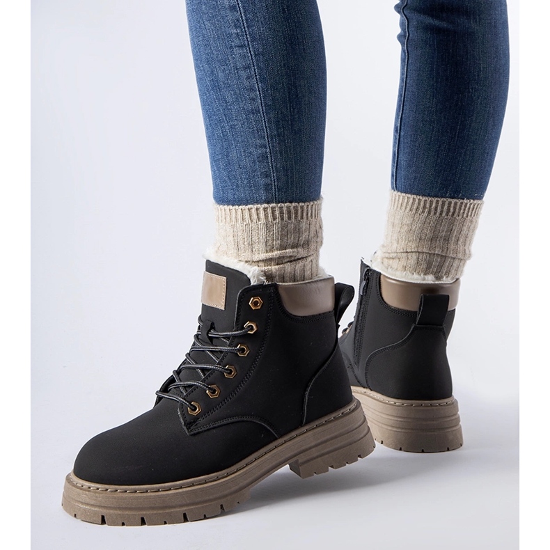 Bottes Mcwhorter isolées noires le noir 1