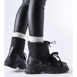 Bottes de neige isolées Aubine noires 1